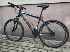 rower odzyskany przez policjantów
