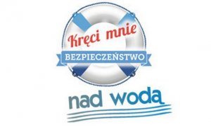 logo akcji kręci mnie bezpieczeństwo nad wodą