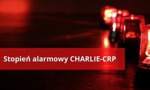 stopień alarmowy charlie - crp plakat