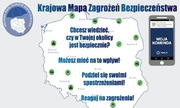 krajowa mapa zagrożeń bezpieczeństwa, plakat prokujący