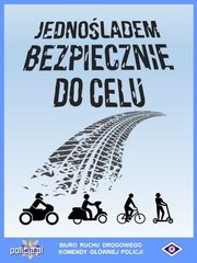 plakat jednośladem bezpiecznie do celu