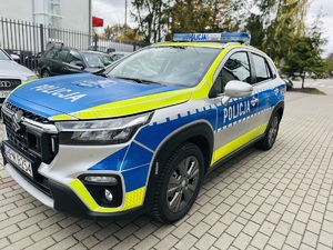 nowy radiowóz Policja Sejny