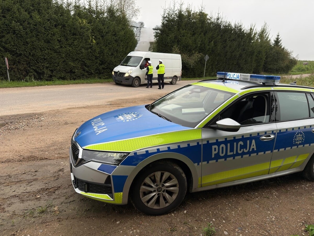 Policja w powiecie sejneńskim zatrzymała rowerzystę z 0,5 promilem alkoholu