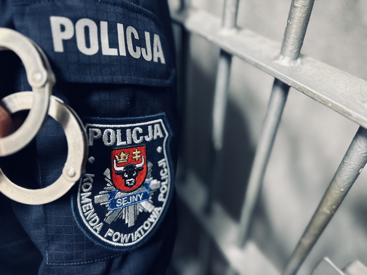 Policja w Sejnach zatrzymała poszukiwanego 35-latka